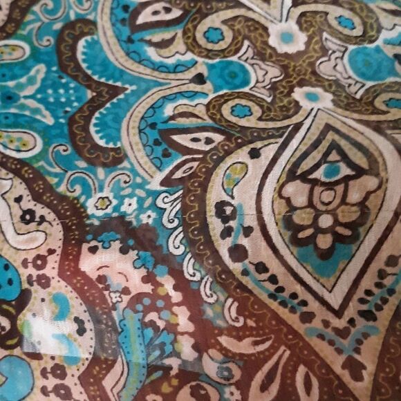 Julie's Closet sheer poncho blouse - Picture 6 of 7